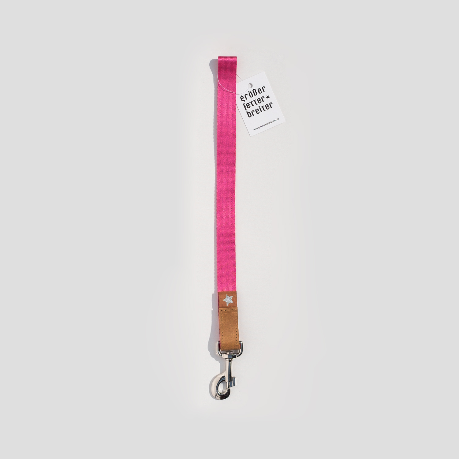 :: stern – :: schlüsselanhänger pink groesserfetterbreiter